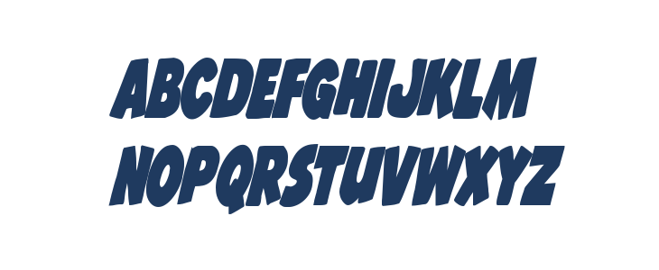 Jack's Candlestick Bold Extra-condensed Lowercase