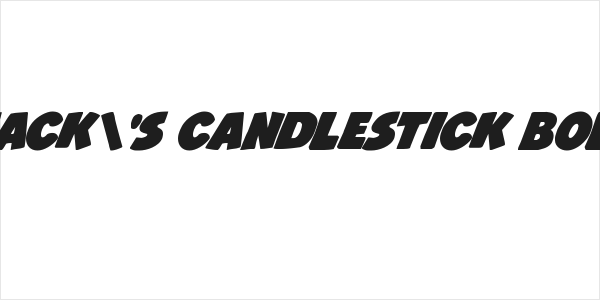 Jack's Candlestick Bold Logo