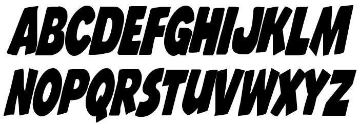 Jack's Candlestick Extra-condensed Font LOWERCASE