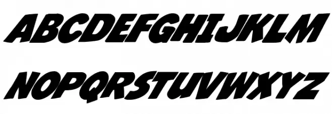 Jack's Candlestick Italic Fonte MAIÚSCULAS
