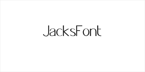 JacksFont Logo