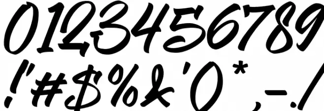 Jacksilver Font OTHER CHARS