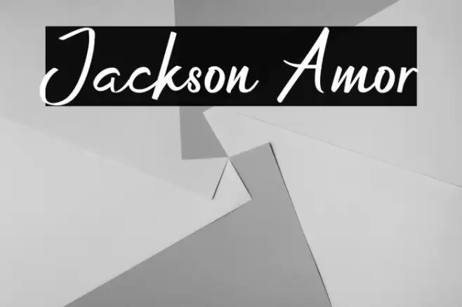 Jackson Amor Caratteri examples