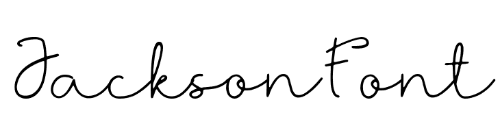 Jackson Font  Free Fonts Download
