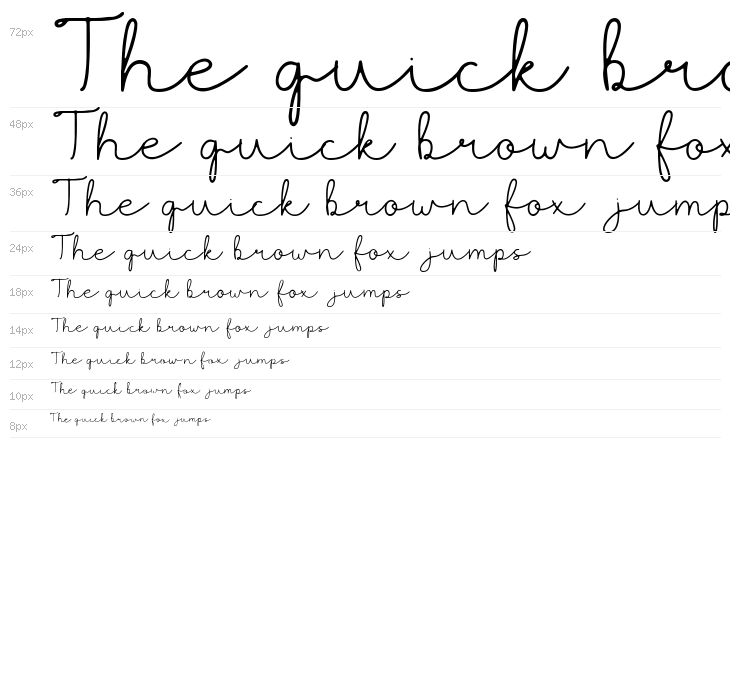 Jackson Font Waterfall