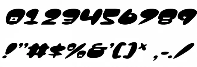 Jackson Italic Font OTHER CHARS