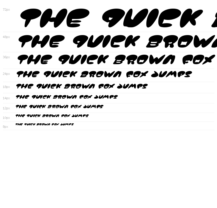 Jackson Italic Waterfall