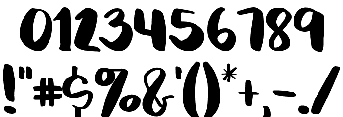 Jackson Regular Font OTHER CHARS