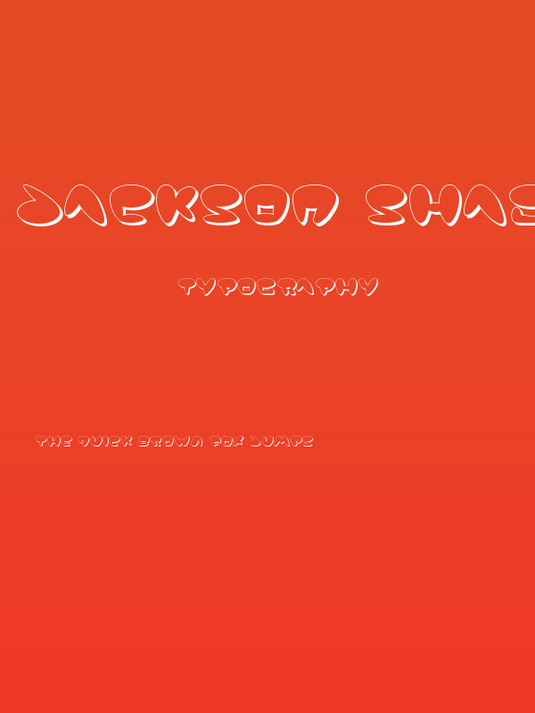 Jackson Shadow Poster