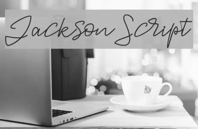 JacksonScript Font examples