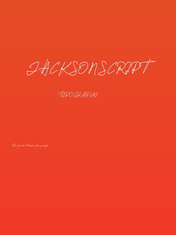 JacksonScript Poster
