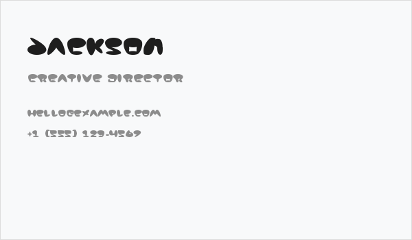 Jackson Business Card