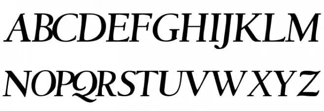 Jacksonville Regular Schriftart Groß
