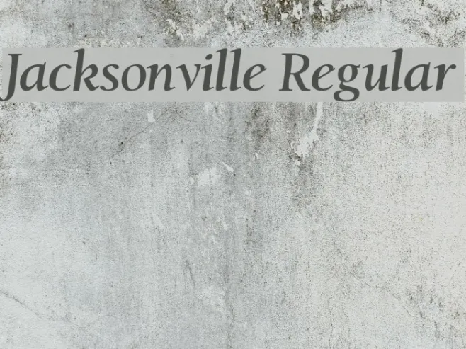 Jacksonville Regular Example 3