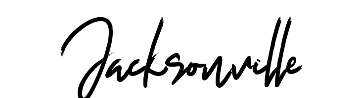 Jacksonville  フリーフォントのダウンロード