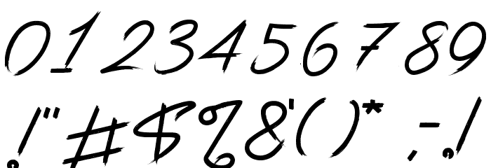 Jacksonville Font OTHER CHARS
