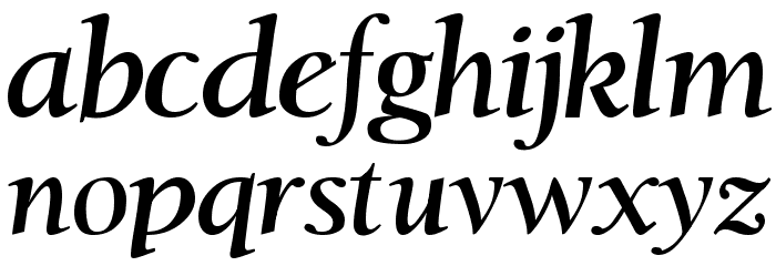 JacksonvilleOldStyle Font LOWERCASE