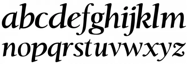 JacksonvilleOldStyle फ़ॉन्ट लोअरकेस