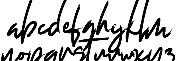 Jacksonville Font LOWERCASE