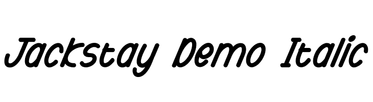Jackstay Demo Italic  免费字体下载