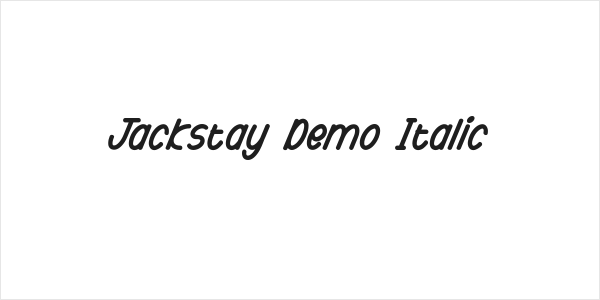 Jackstay Demo Italic Logo