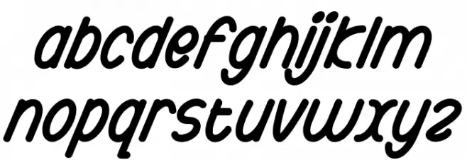 Jackstay Demo Italic フォント 小文字