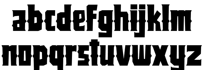 Jackster Font LOWERCASE