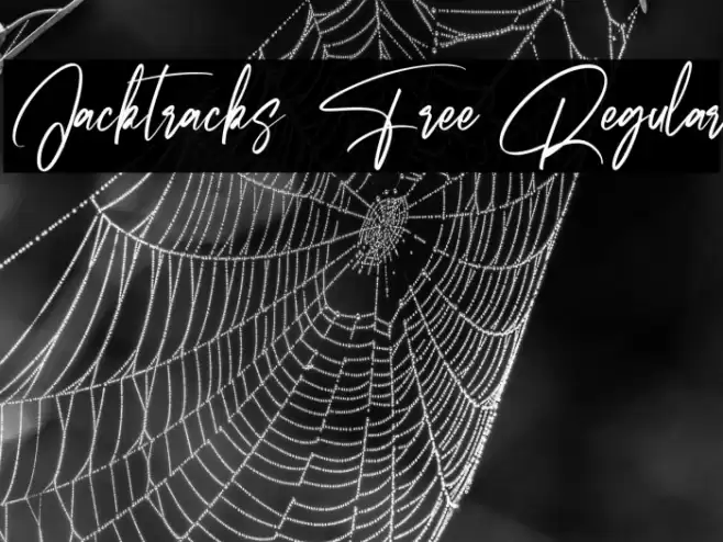 Jacktracks Free Regular Font examples