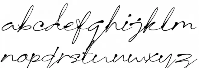 Jacky Black Trial Schriftart Kleinbuchstaben