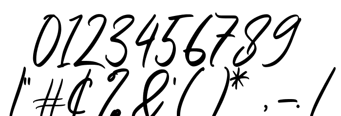 Jackyband Schriftart Anderer Schreiben