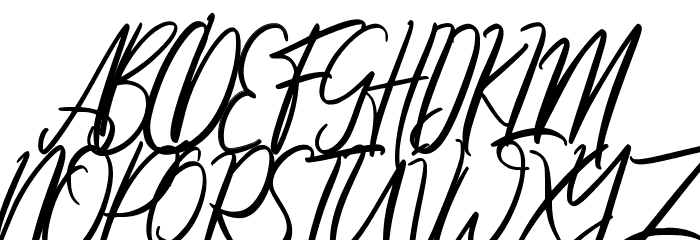 Jackyband Schriftart Groß