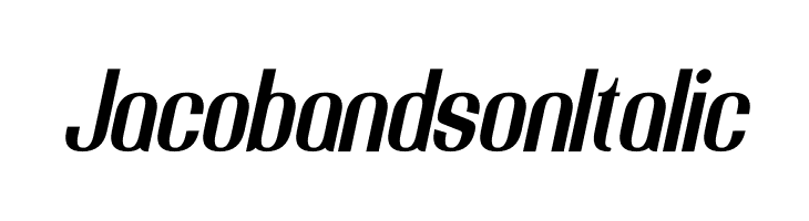 Jacob and son Italic  لخطوط تنزيل
