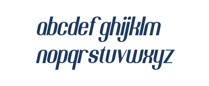 Jacob and son Italic Lowercase