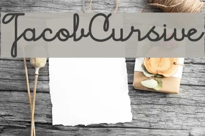 JacobCursive Example 2