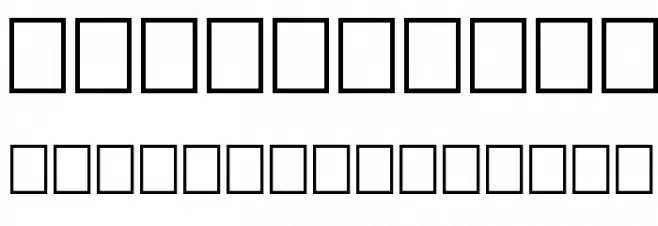 JacobiStriped Font OTHER CHARS