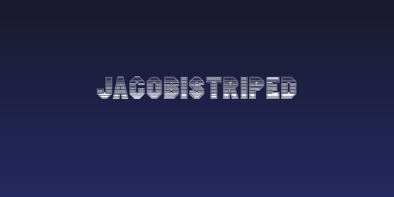 JacobiStriped Social Header