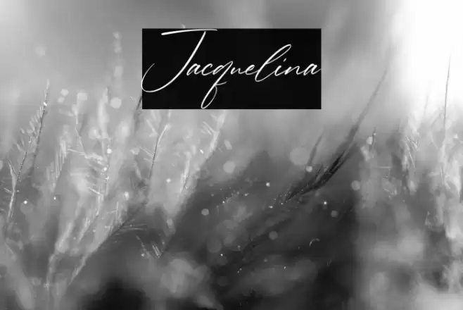 Jacquelina Font examples