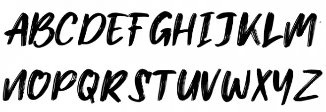 Jacqueline Schriftart Groß