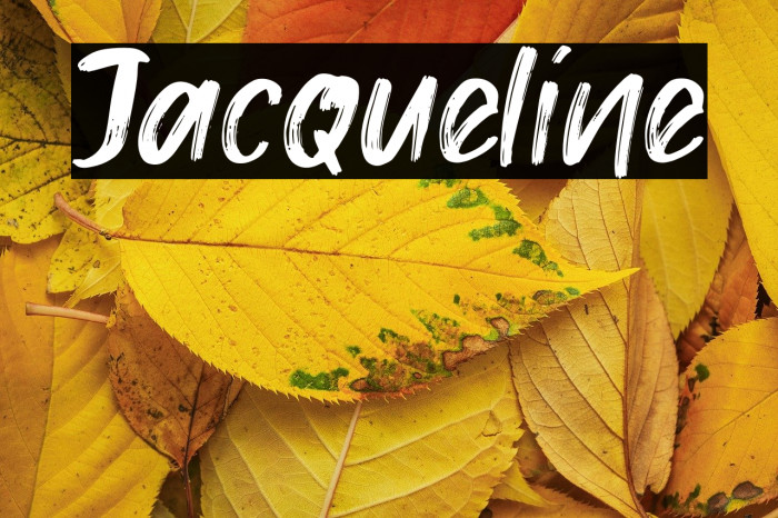 Jacqueline Example 1