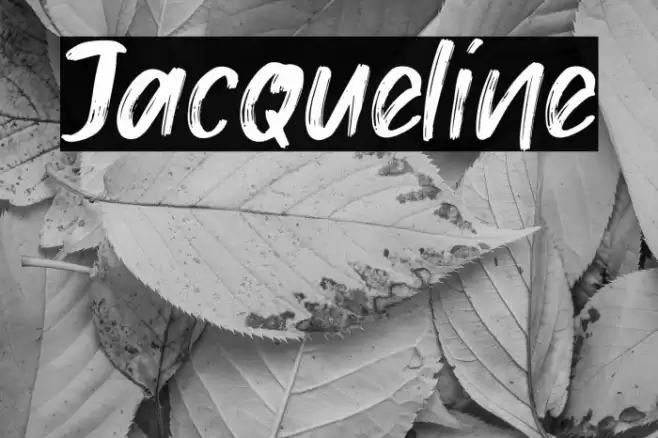 Jacqueline Font examples
