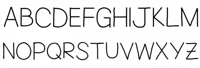 Jacquelyn'sHand-Medium 字体 大写