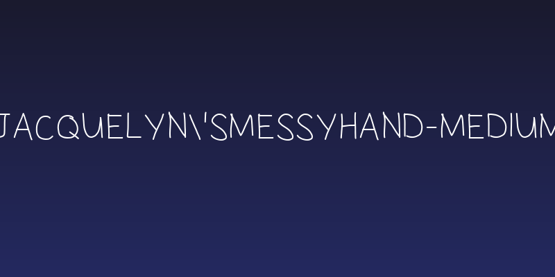 Jacquelyn'sMessyHand-Medium Social Header