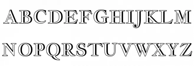 Jacques Francois Shadow Schriftart Groß