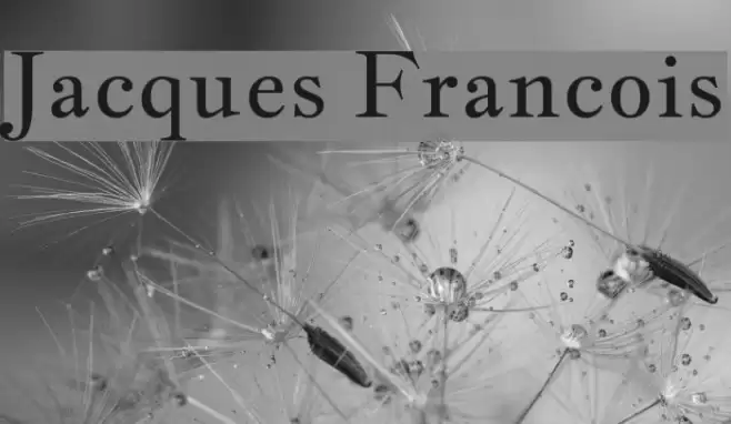 Jacques Francois Font examples