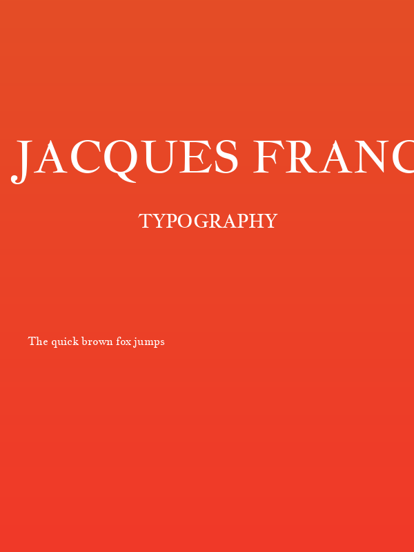 Jacques Francois Poster