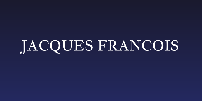 Jacques Francois Social Header