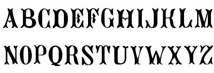 Jacques Regular Font LOWERCASE