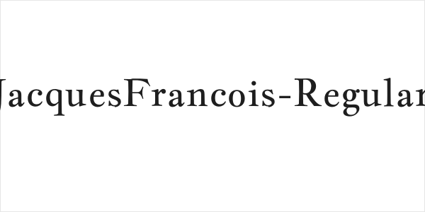 JacquesFrancois-Regular Logo