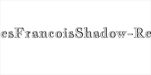JacquesFrancoisShadow-Regular Logo