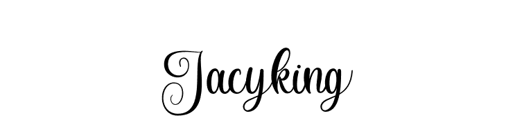 Jacyking  नि: शुल्क फ़ॉन्ट्स डाउनलोड